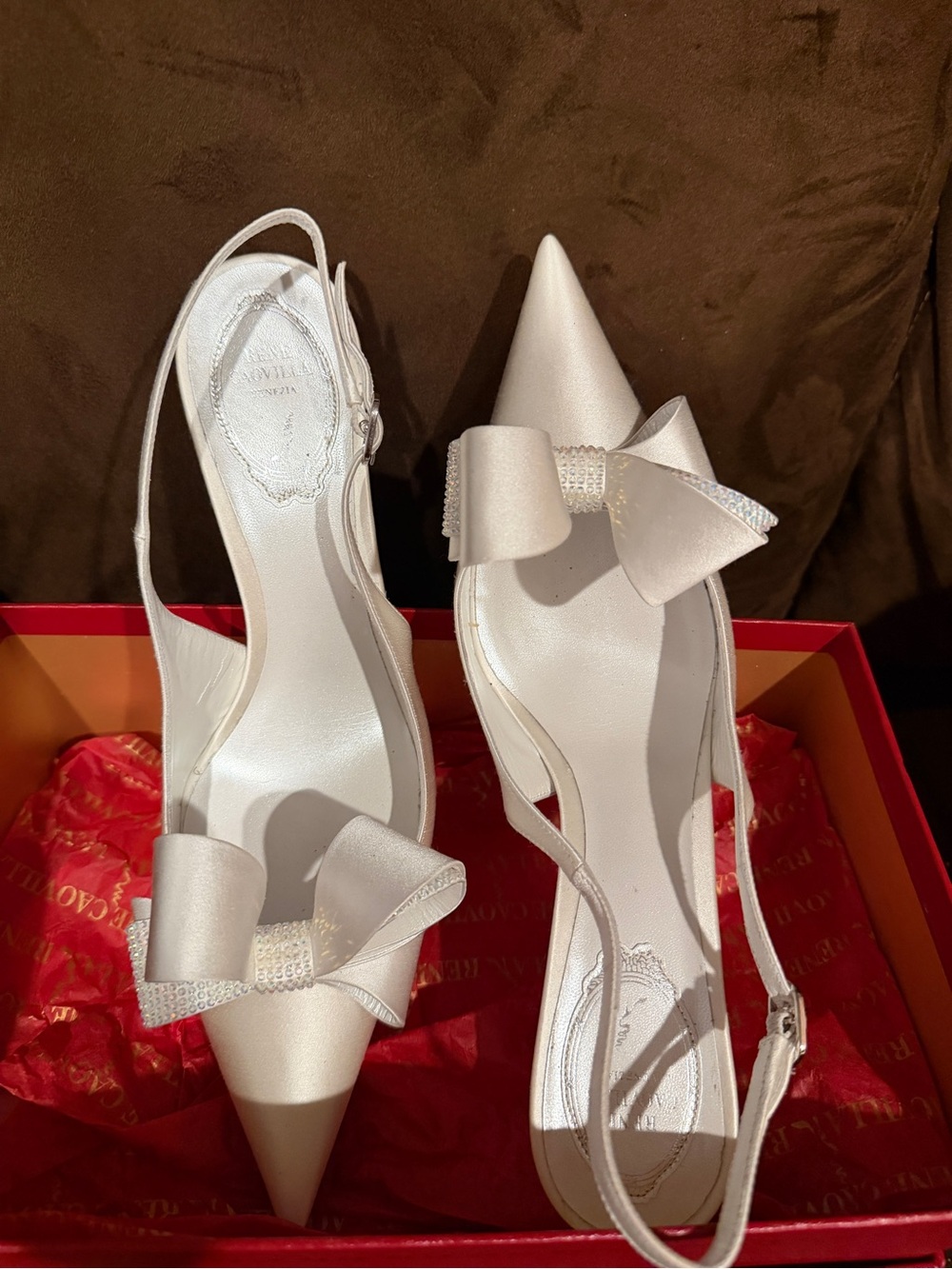 Rene Caovilla Bridal Heels